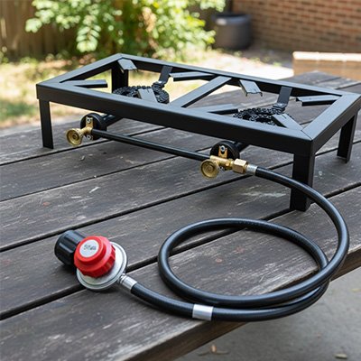 Réchaud à gaz 2 feux 